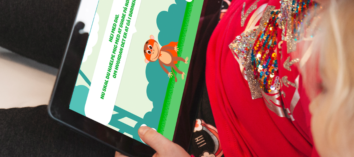 Barn bruger Dagtilbudstermometeret